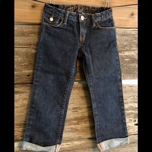 gap Denim Capri with rolled hem size 8